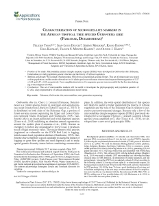 Tosso F. et al._Characterization of microsatellite markers
