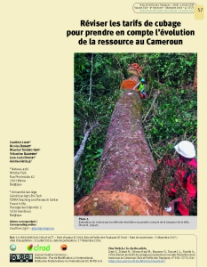Ligot et al._Réviser les tarifs de cubage pour prendre en compte_Cameroun