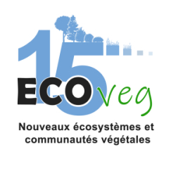 ECOVEG 15 – Nouveaux écosystèmes et communautés végétales Logo