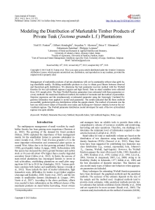 fonton et al._OJF_ Modeling the distribution_PR2013