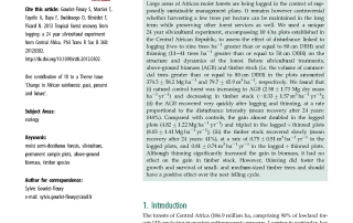 gourlet-fleury et al _philtransrsocb_tropical forest recovery_PR2013