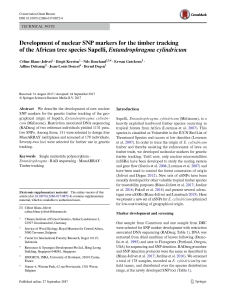 Blanc-Jolivet-et-al._Development-of-nuclear-SNP-markers_Sapelli
