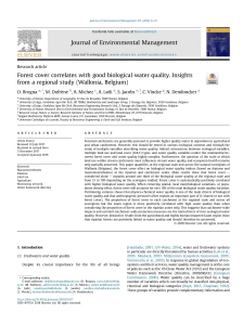 Brogna D. et al._Forest cover correlates with good biological water_Journ Env Man.