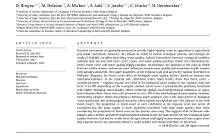Brogna D. et al._Forest cover correlates with good biological water_Journ Env Man.